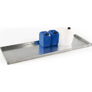 Nářadí na výměnu oleje Záchytná vana pro malé nádoby (StawaR), pozinkovaná, bez roštu, záchytný objem 60l, 1850 x 600 mm