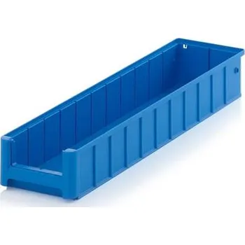 Regálová přepravka UniBox, modrá, d x š x v: 600 x 117 x 90 mm