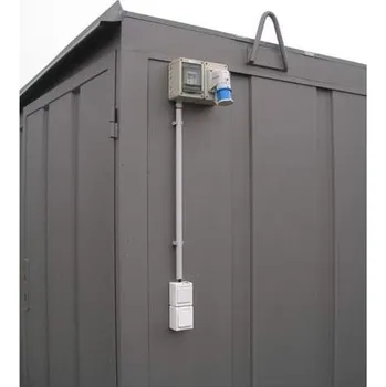 Elektrická zásuvka Elektroinstalace 400V (světlo, zásuvka, jističe, rozvody)