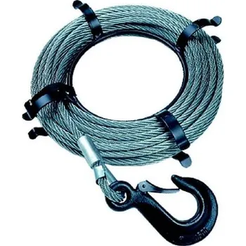 Tažné lano Lano s hákem 30 m nosnost 3200 kg