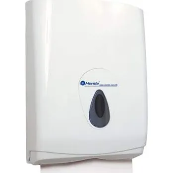 Zásobník na jednotlivé papírové ručníky TOP. Obsah 500 ks. Barva průzoru šedá.