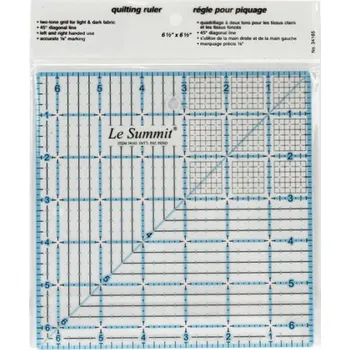 pravítka patchworkové pravítko 6,5x6,5 palců