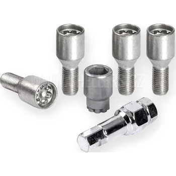 Autodoplněk Pojistné bezpečnostní šrouby M12x1,5x26 kužel, klíč 17/19, SICUTUNE VT126