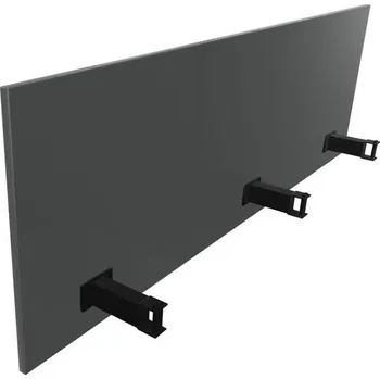 Dílenský stůl SQart dělicí stěna pro stůl, barva tmavě šedá, d x v: 1600 mm x 380 mm