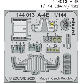 Plastikový model Eduard 1/144 A-4E (EDUARD/PLATZ)
