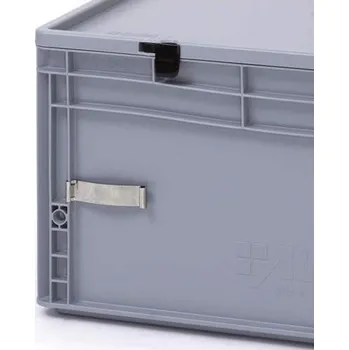 Ocelový klips z nerezu pro uchycení dokumentů, bal. 10 ks