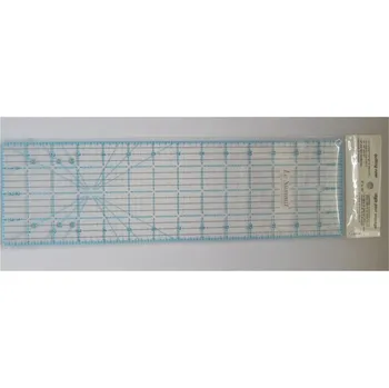 pravítka patchworkové pravítko 3,5x24 palců modročerné rysky