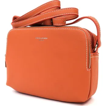 Módní doplněk Korálová dvouoddílová crossbody kabelka David Jones CM5616A