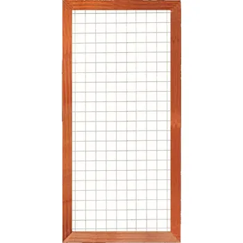 Plot Plotový dílec z kari sítě a tvrdého dřeva 90x180 (Kari síť v dřevěném rámu z tvrdého dřeva)
