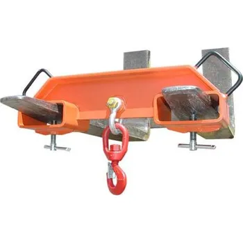 Paletový vozík Zdvižný hák pro dvě vidlice, nosnost 2000 kg