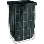 Drátěný koš, objem 47 l, 340 x 540 x 260 mm, nerez ocel