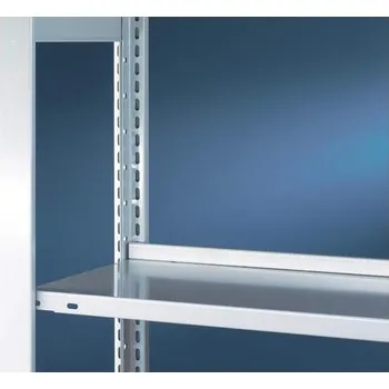 Dílenský regál Zadní zarážka pro police 1000 mm, výška 20 mm, barva šedá RAL7035
