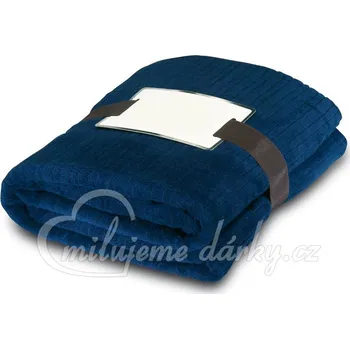 Dětská deka komfortní domácí modrá fleecová deka