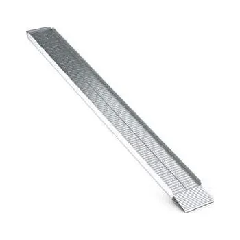 Nakládací rampa pro vozidlo Průmyslová nájezdová rampa se zvýšenou boční hranou, z hliníku, d x š: 2000x400 mm, nosnost 1450 kg.