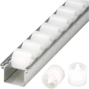 Dopravníkový pás Válečková lišta, délka 2 m, rovné válečky