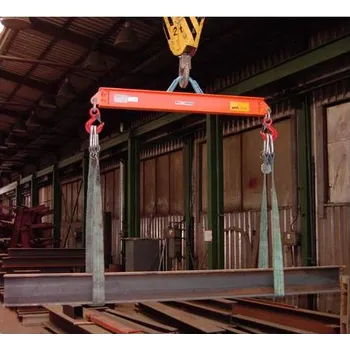 Paletový vozík Jednoduchá, jeřábová traverza, nosnost 2000 kg, rozteč háků 2000 mm