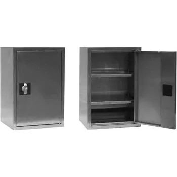 Skříň z ušlechtilé oceli, dveře jednokřídlé plné, v x š x h: 600 x 400 x 350 mm