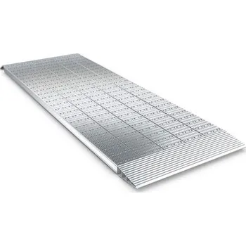 Nakládací rampa pro vozidlo Průmyslová nájezdová rampa z hliníku, d x š: 2000x1000 mm, nosnost 3268 kg.