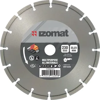 Řezný kotouč Diamantový kotouč IZOMAT multi 230 mm