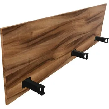 Dílenský stůl SQart dělicí stěna pro stůl, barva ořech, d x v: 1800 mm x 380 mm