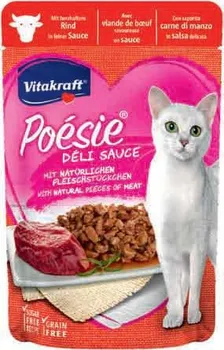 Krmivo pro kočku Vitakraft Cat Poésie DéliSauce Adult hovězí 85 g