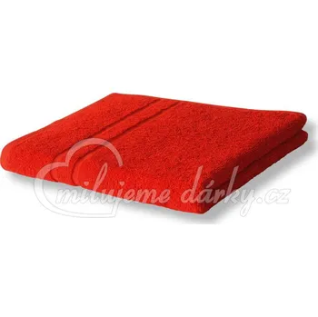 Ručník červený froté ručník LUXURY, gramáž 400 g/m2