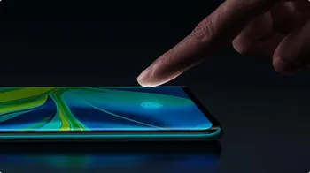 Xiaomi Mi Note 10 čtečka otisku prstů