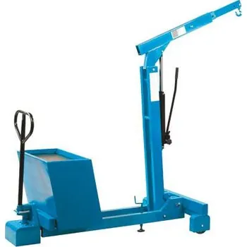 zvedák Pojízdný jeřáb dílenský s protizávažím, nosnost 1000 kg