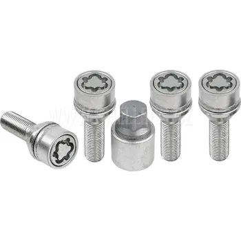 Autodoplněk Pojistné bezpečnostní šrouby M12x1,5x35 kužel, pro změnu rozteče, klíč 17, SICUSTAR VN135BIM