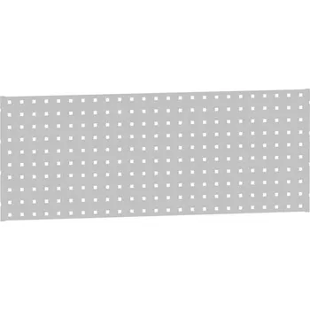 Dílenský stůl Perforovaný panel, barva šedá RAL7035, d x v: 1500 x 380 mm
