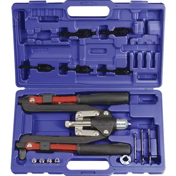 Nýtovací pistole Nýtovací pákové kleště na trhací nýty 2.4 - 6.4 mm a nýtovací matice M4 - M10