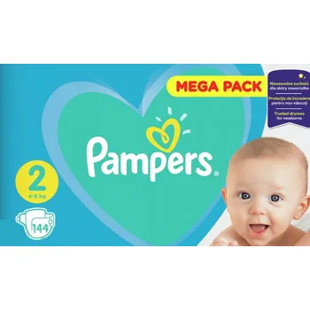 Plenkové kalhoty Pampers Active baby 2 3-6 kg 144 ks