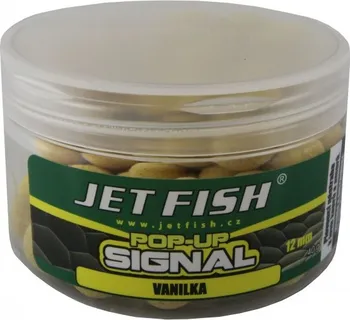 Boilies Jet Fish Pop-Up Signal 12 mm/40 g vanilka