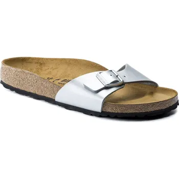 Dámská obuv Birkenstock Madrid - Silver Velikost: 40 (chodidlo 26,0cm), šířka: úzká Doprava Zásilkovnou + balné po ČR ZDARMA