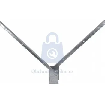 Příslušenství pro plot Bavolet pro hranaté sloupky, oboustranný 60x60, zelený, balení 1 ks