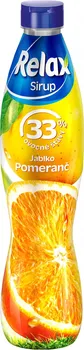 Sirup Relax Ovocný sirup 33 % pomeranč/jablko 700 ml