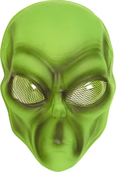 Karnevalová maska Widmann Zelená maska mimozemšťana