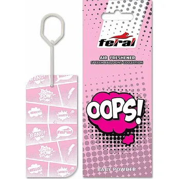 Osvěžovač vzduchu Feral Speech OOPS! – osvěžovač vzduchu s vůní dětského pudru