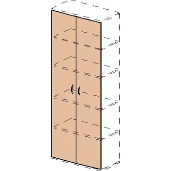 Obklad Lenza Skříňové dveře Express - 74×184,2×1,6 cm Dekor: bříza