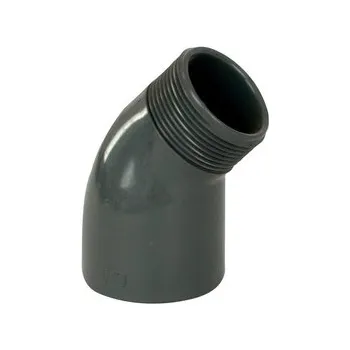 Koleno PVC úhel 45° - 50 x 1 1/2" EX.