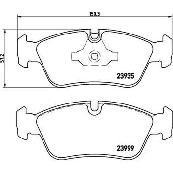Brzdová destička Brembo P 06 035