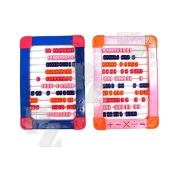 Dřevěná hračka Počítadlo kuličkové mix barev 881765, Wiky