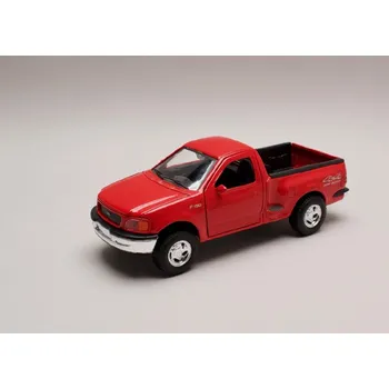 autíčko Ford F-150 Regular Cab Flareside 1998 Pick Up červená 1:24 Welly