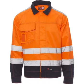pracovní bunda Bunda Payper SAFE HI-VI Barva: Oranžová Fluo/ N, Velikost: 3XL