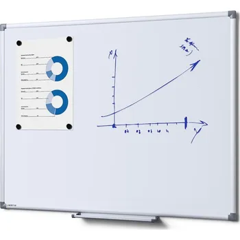 Jansen Display Popisovatelná magnetická tabule - Whiteboard SCRITTO 90x60 cm Množství: Od 10 ks