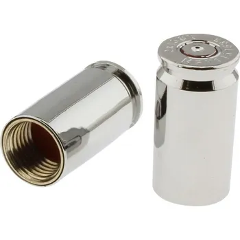 Čepička na ventilek Čepičky na ventilky motocyklu Patrony (Chromované čepičky na ventilky motorky)
