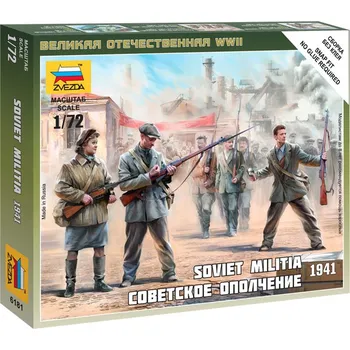 Plastikový model Zvezda Soviet Militia 1941 1:72