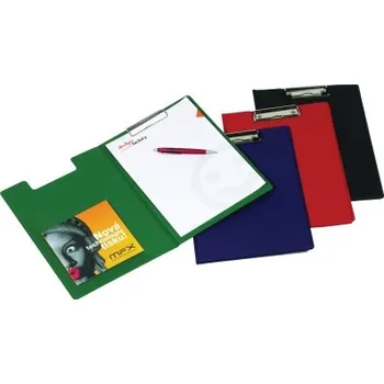 Psací podložka psací podložka A4 s klipem 2deska PVC - černá