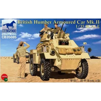 Plastikový model Bronco 1/35 British Humber Armoured Car Mk.II
