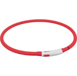 Trixie Flash USB obojek červený 70 cm/1…